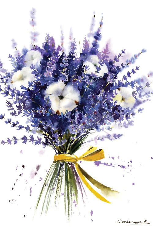 Lavender Bouquet by HomelikeArt wall art