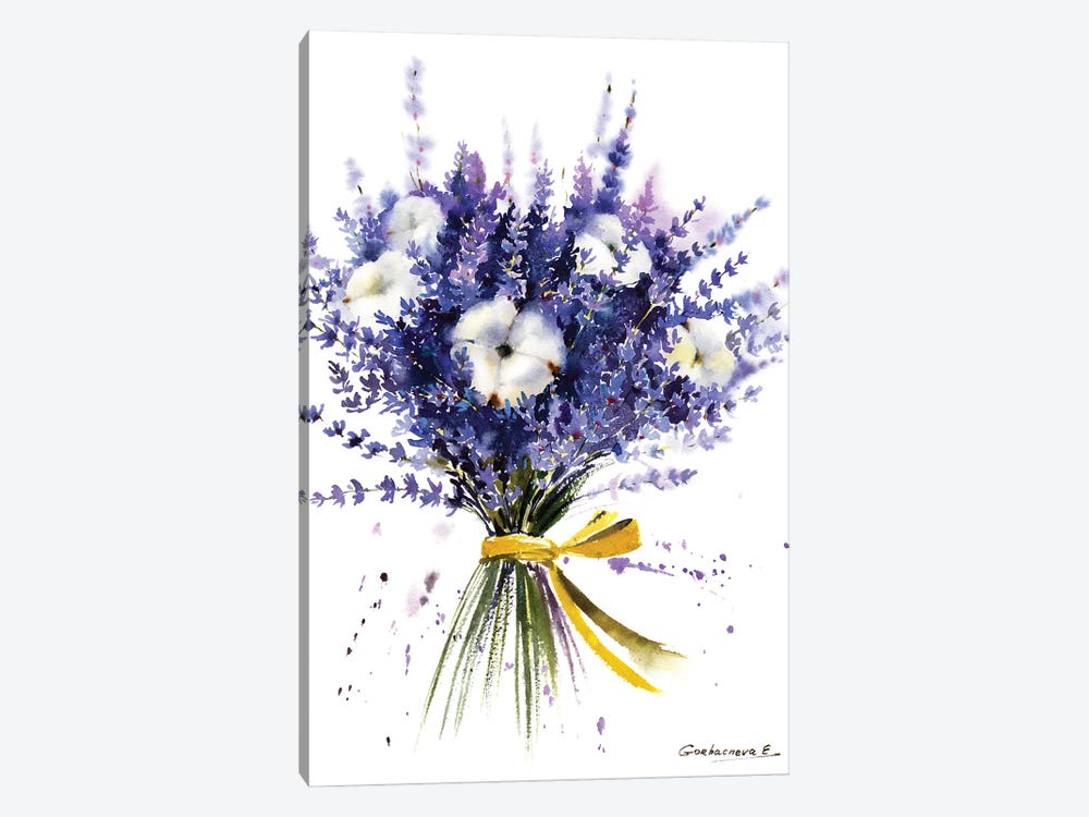 Lavender Bouquet by HomelikeArt 1-piece Canvas Artwork