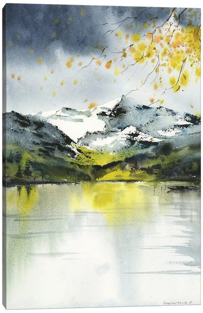 Green Mountains I Canvas Art Print - HomelikeArt