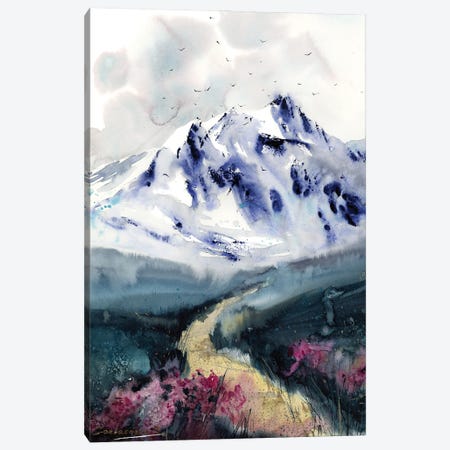 Blue Mountains II Canvas Print #HLT23} by HomelikeArt Canvas Artwork