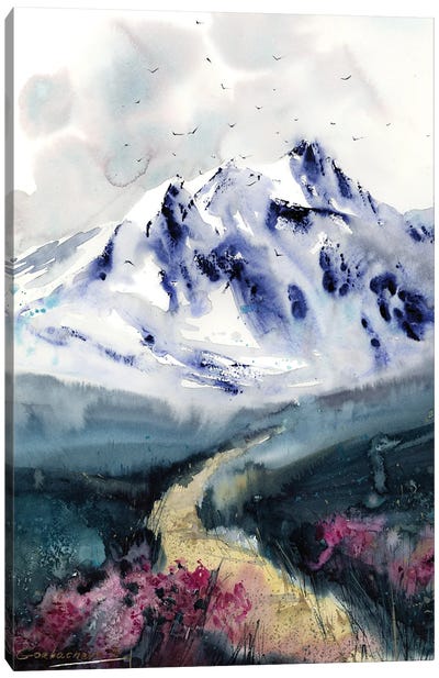Blue Mountains II Canvas Art Print - HomelikeArt