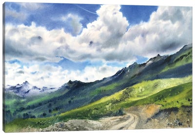 Arkhyz Mount I Canvas Art Print - Trail, Path & Road Art