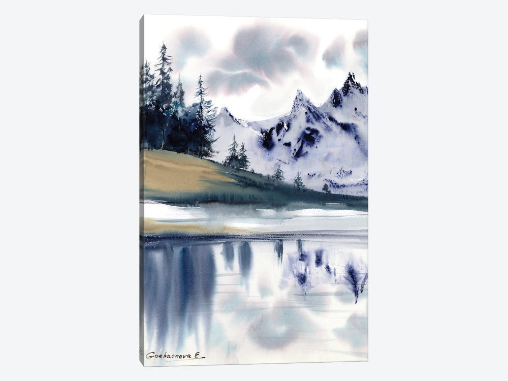 Blue Mountains III by HomelikeArt 1-piece Canvas Artwork