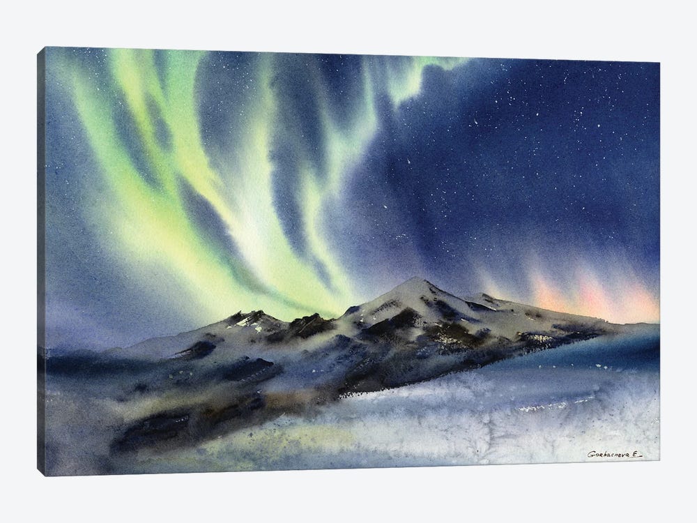 Aurora Borealis by HomelikeArt 1-piece Canvas Art