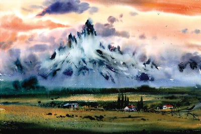 Fiery Sunset by HomelikeArt gallery poster