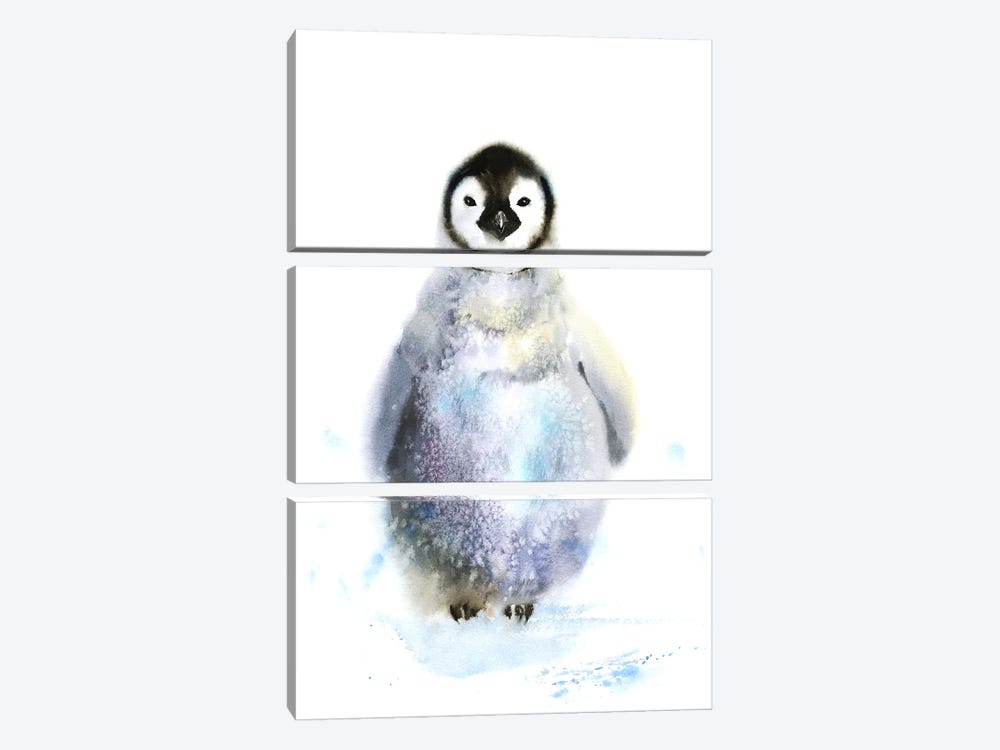 Penguin by HomelikeArt 3-piece Canvas Wall Art