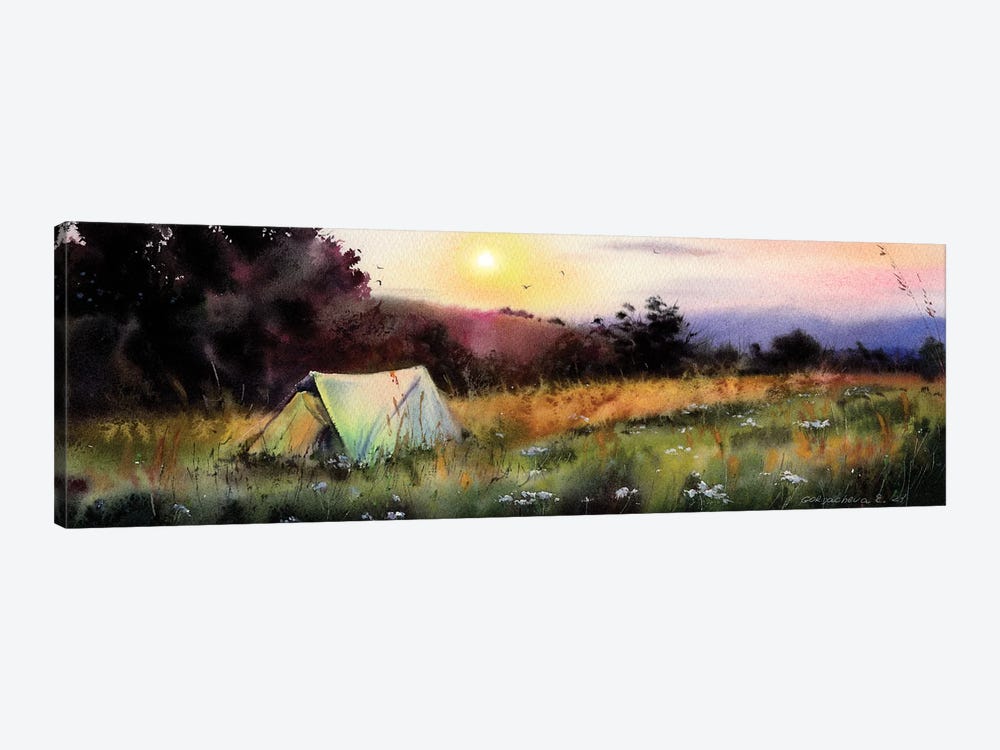 Camp by HomelikeArt 1-piece Canvas Print
