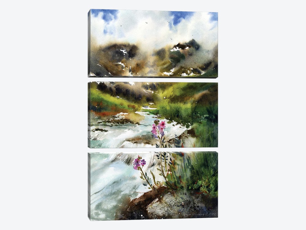 Mountain Creek by HomelikeArt 3-piece Art Print