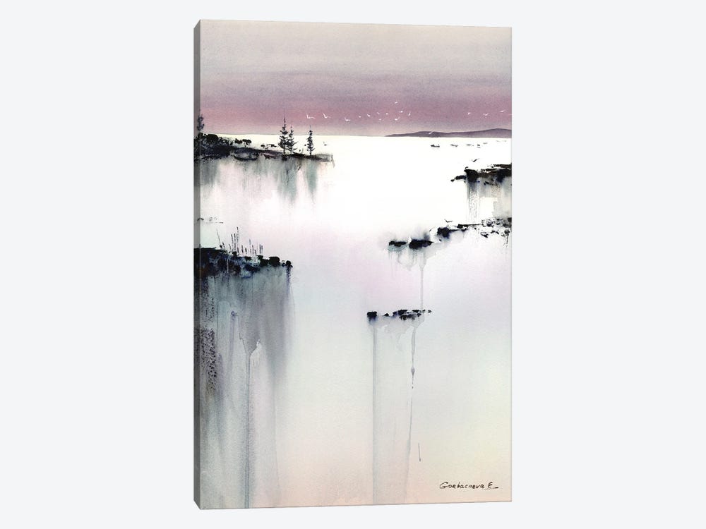 Evening Pink I by HomelikeArt 1-piece Canvas Art