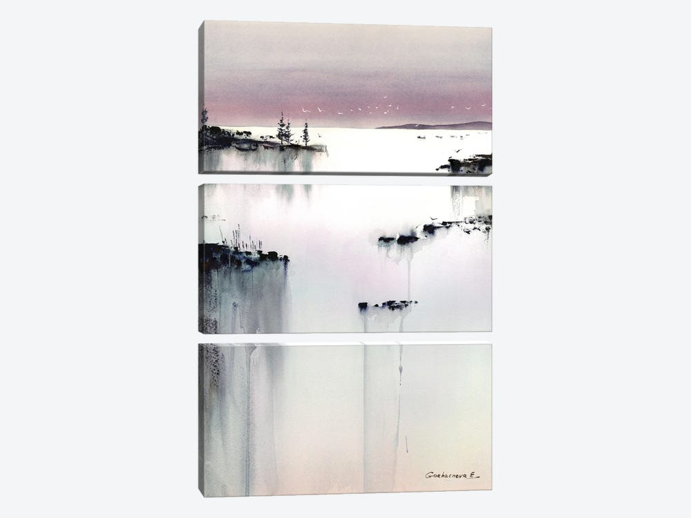 Evening Pink I by HomelikeArt 3-piece Canvas Artwork