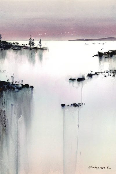 Zen Master: Evening Pink I by HomelikeArt