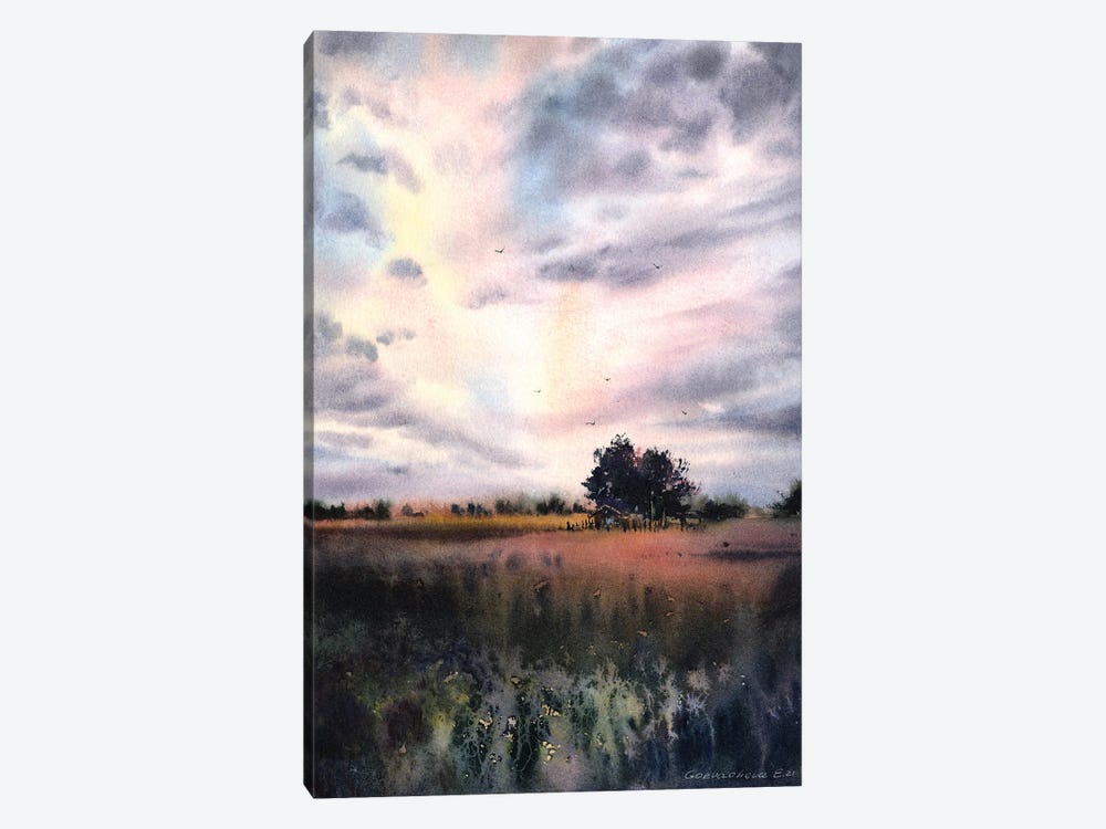 Field And Clouds II by HomelikeArt 1-piece Art Print