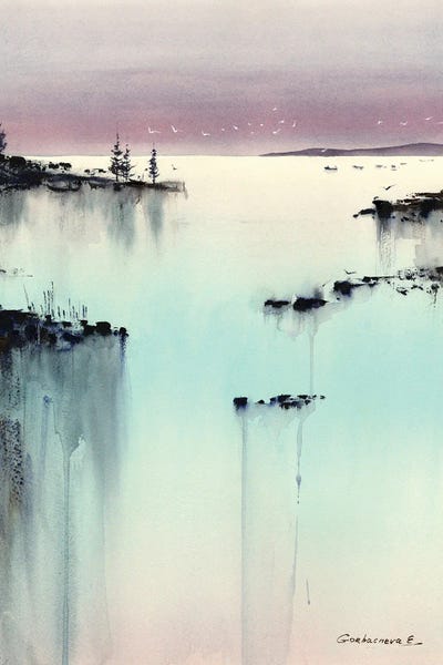 Evening Turquoise II by HomelikeArt gallery poster