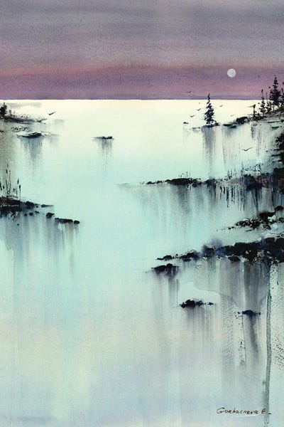 Zen Master: Evening Turquoise III by HomelikeArt