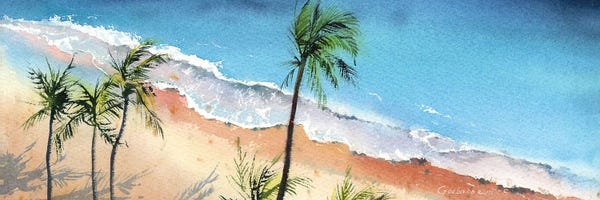 Canvas Print: Seaside From A Height Of Flight IV by HomelikeArt