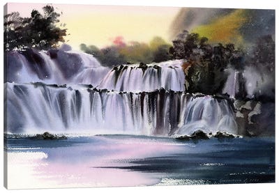 Cascade Canvas Art Print - Waterfall Art