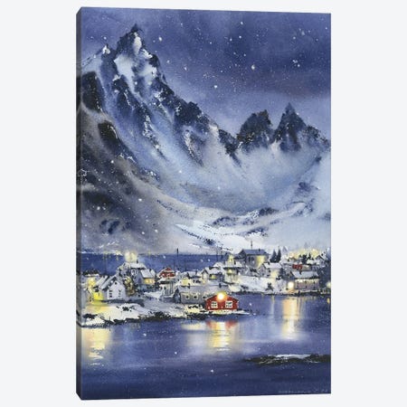 Lofoten Islands Canvas Print #HLT59} by HomelikeArt Canvas Art Print