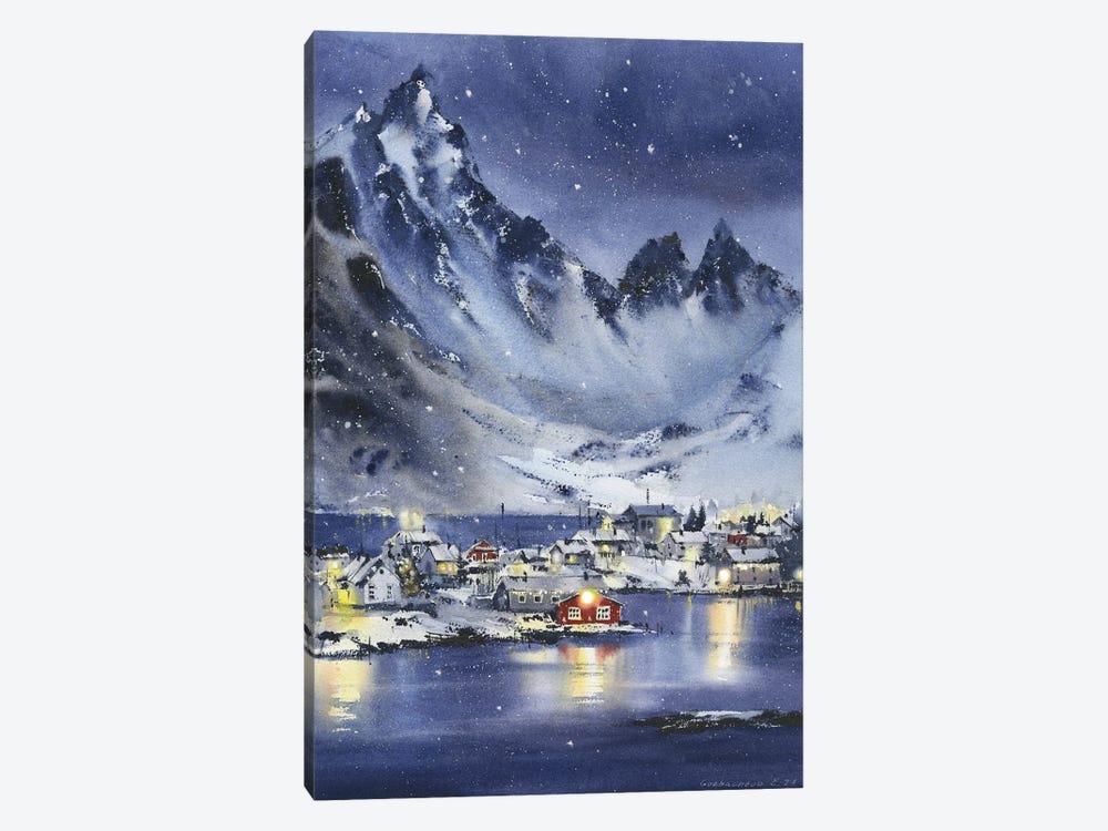 Lofoten Islands by HomelikeArt 1-piece Canvas Art Print