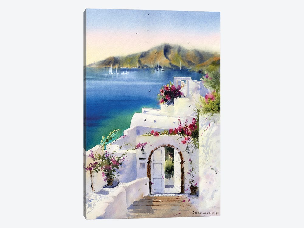 Santorini Island Greece II by HomelikeArt 1-piece Art Print