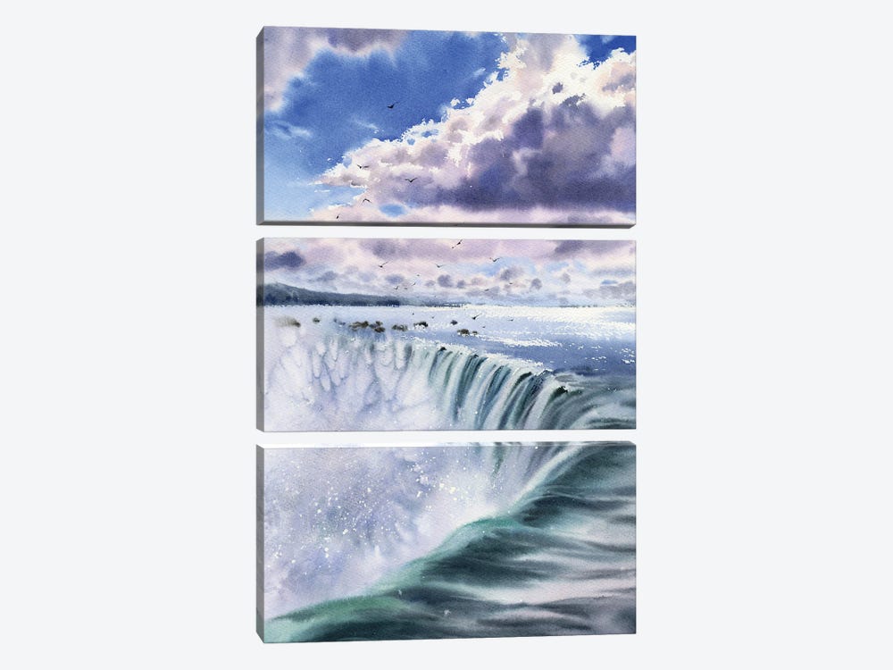 Niagara Falls by HomelikeArt 3-piece Canvas Art
