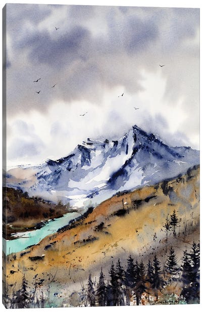 Turquoise River II Canvas Art Print - HomelikeArt
