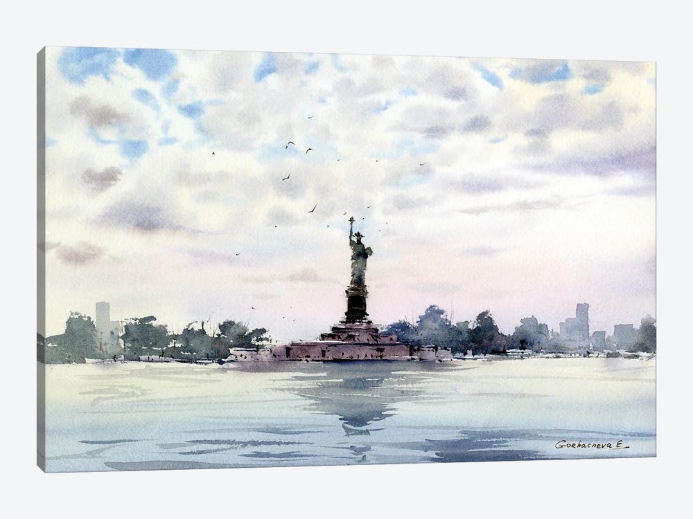 The Statue Of Liberty NY by HomelikeArt 1-piece Canvas Print
