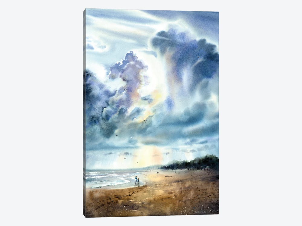 Walk Along The Seashore by HomelikeArt 1-piece Art Print
