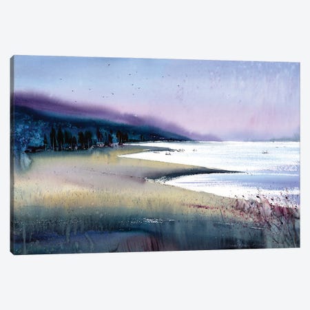Purple Bay Canvas Print #HLT81} by HomelikeArt Canvas Art