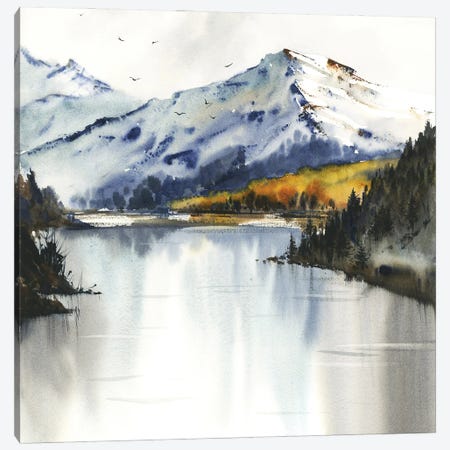 Autumn Mountains III Canvas Print #HLT9} by HomelikeArt Canvas Print