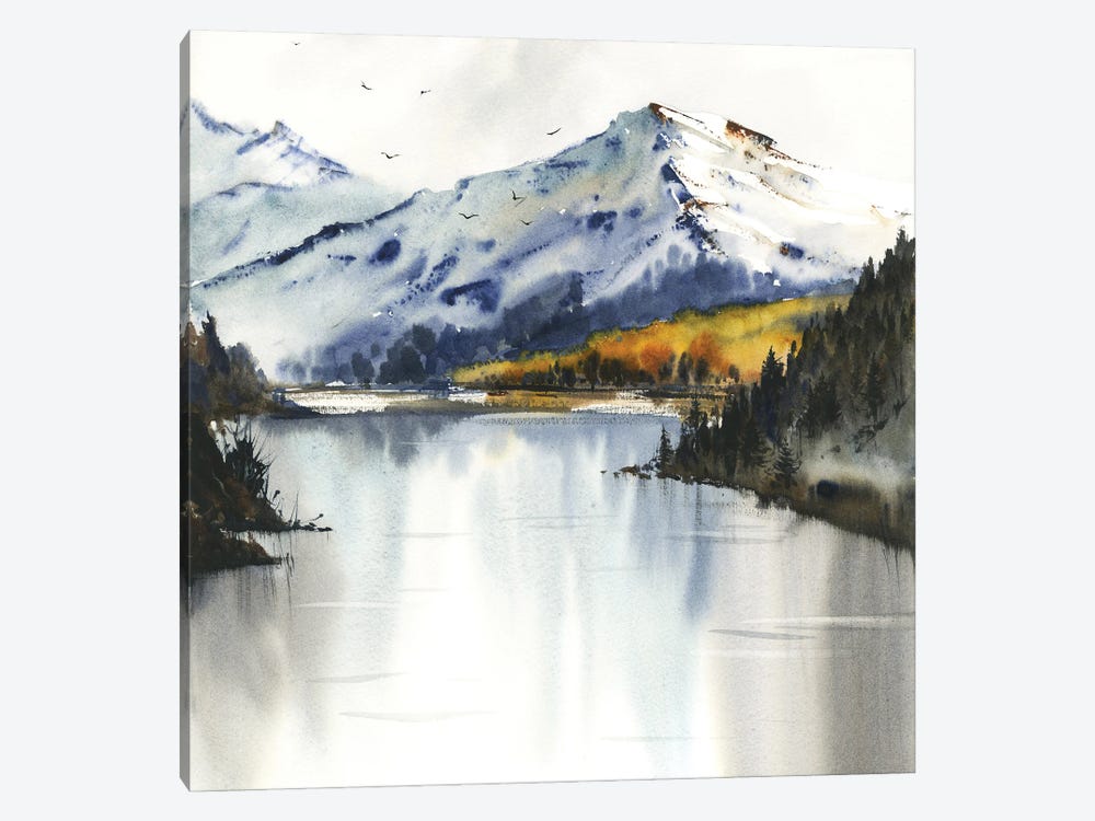 Autumn Mountains III by HomelikeArt 1-piece Art Print