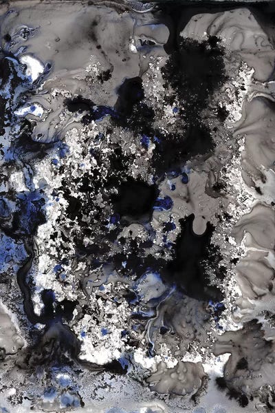 Blue Marble by Heart Of Lily framed wall art