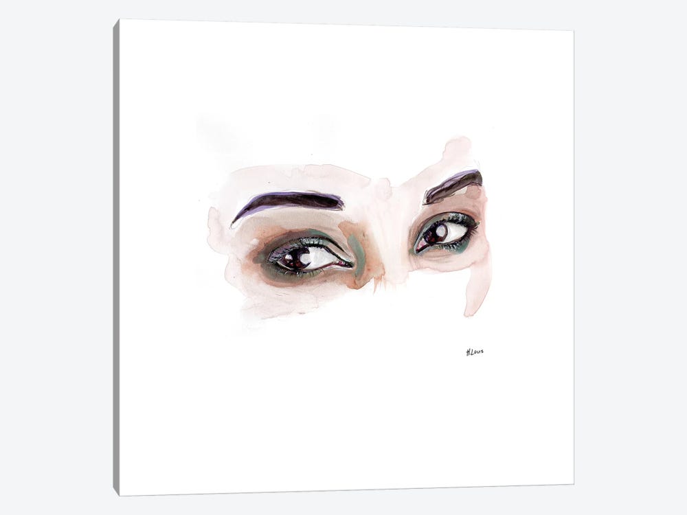 Brown Eyed Girl by Hodaya Louis 1-piece Canvas Artwork