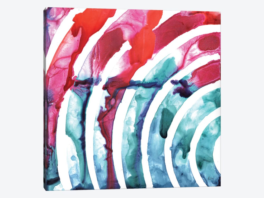Color Waves by Hodaya Louis 1-piece Canvas Artwork