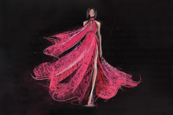 Fashion Illustrations: Coral Winds by Heart Of Lily