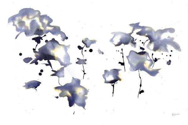 Middle Eastern Artists: Dark Flowers by Heart Of Lily