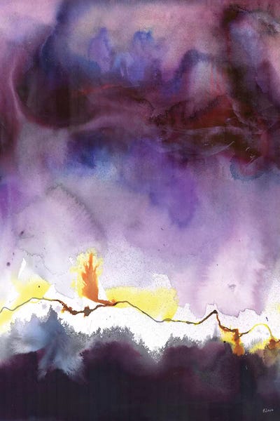 Abstract Watercolors: Fireflies by Heart Of Lily