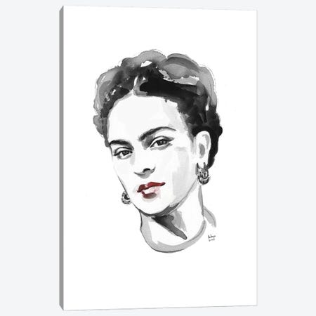 Frida Kahlo Canvas Print #HLU38} by Hodaya Louis Canvas Art