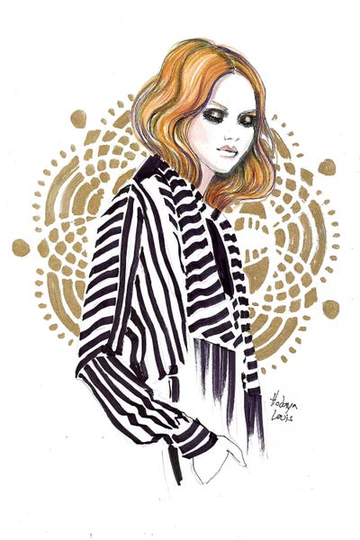 Mandala Portrait by Heart Of Lily framed wall art