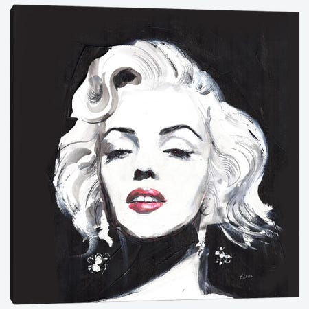 Miss Monroe Canvas Print #HLU67} by Heart Of Lily Canvas Art