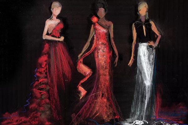 Fashion Illustrations: Red Carpet by Heart Of Lily