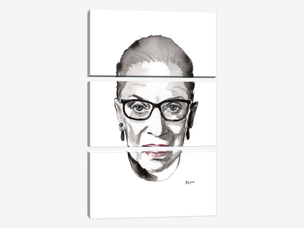 RBG by Heart Of Lily 3-piece Canvas Art Print