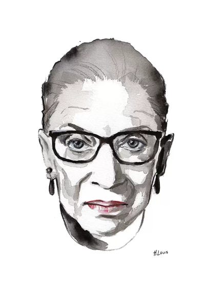 Celebrities: RBG by Heart Of Lily
