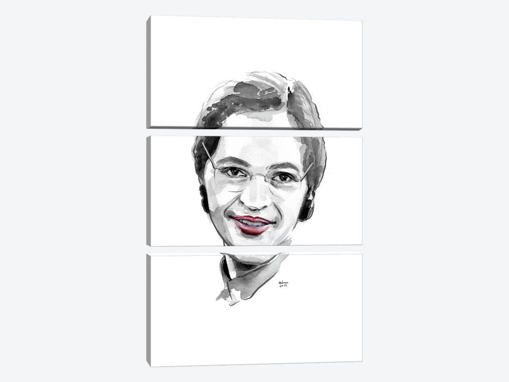 Rosa Parks by Heart Of Lily 3-piece Canvas Wall Art