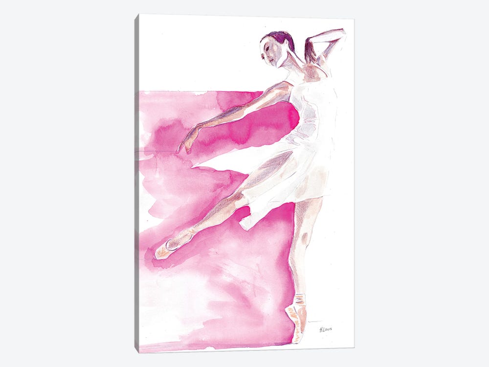 The Ballerina by Hodaya Louis 1-piece Canvas Wall Art