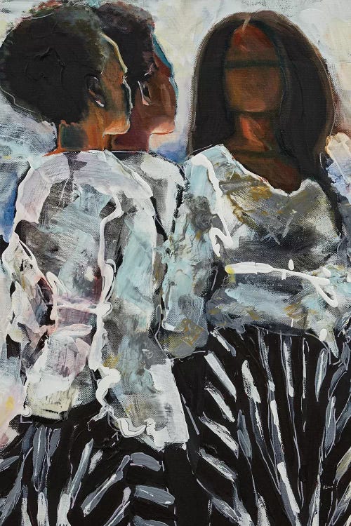 Big Sister, Little Sister by Heart Of Lily wall art