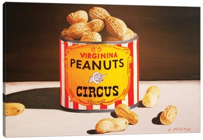 Circus Peanuts Canvas Art Print - Circus Art