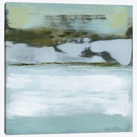 Ocean's Edge Canvas Print #HMC27} by Heather McAlpine Art Print
