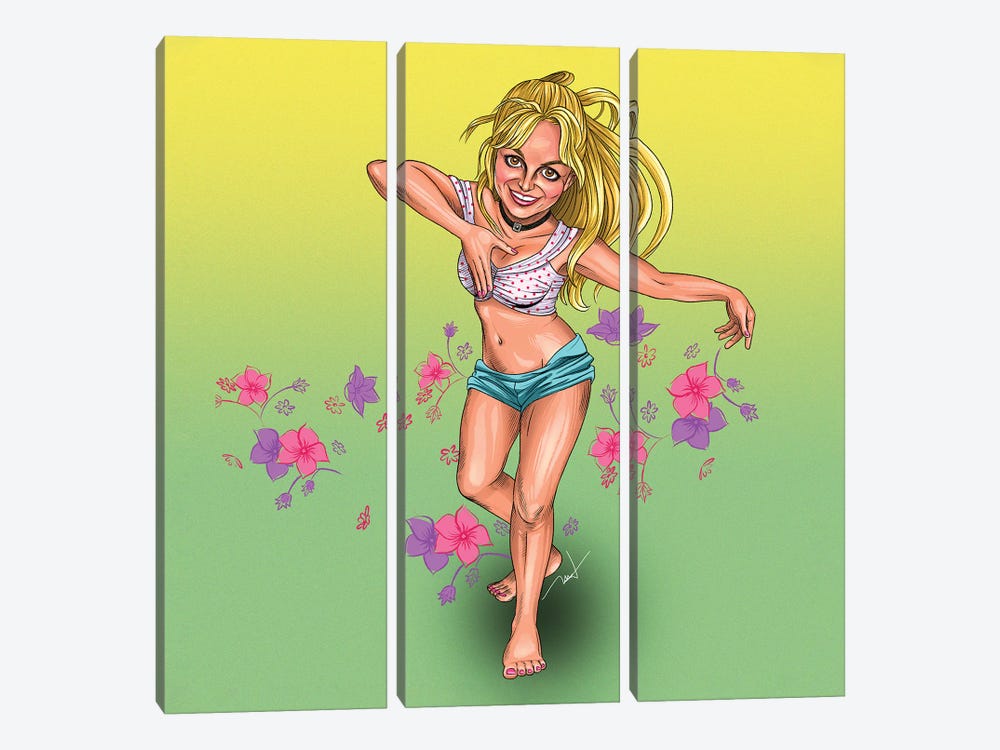Britney Dance by Michael Horner 3-piece Canvas Art