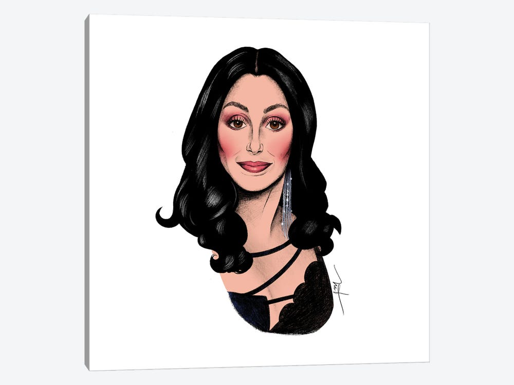 Cher Now by Michael Horner 1-piece Canvas Wall Art