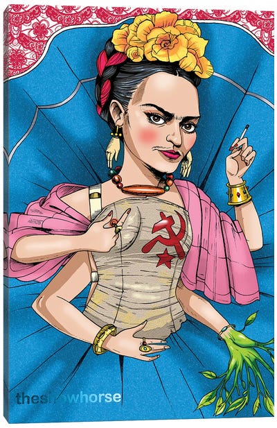 Frida Oh Frida Canvas Art Print - Frida Kahlo